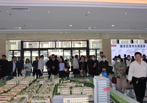 “选择山东”高端装备产业走进中白新材料产业园参观考察