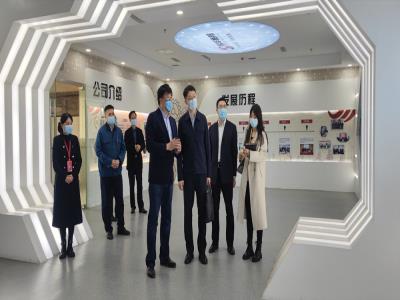 省商务厅、市商务局一行莅临科华赛邦走访调研